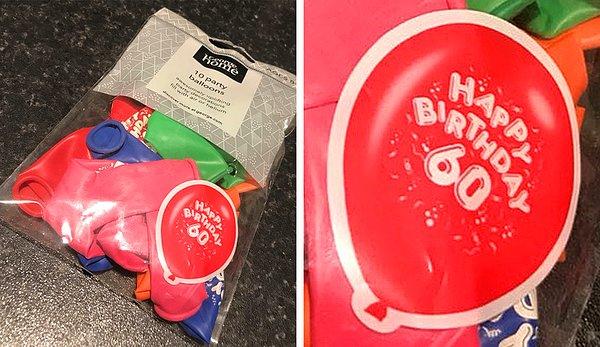 3. "Eşimden oğlumuzun doğum günü için balon almasını istemiştim. Çünkü bugün SEKİZ yaşına giriyor."