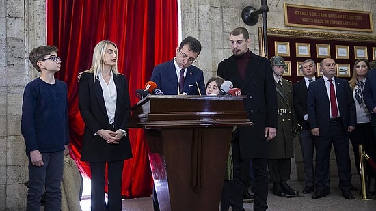 İmamoğlu'nun Anıtkabir Özel Defterini 'Başkan' Sıfatıyla İmzalaması Gündemde