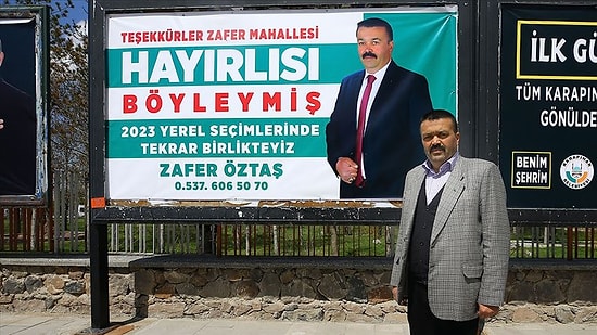 Seçimi Kaybeden Adaydan 'Billboard' ile Teşekkür: 'Halk Böyle Takdir Etti'