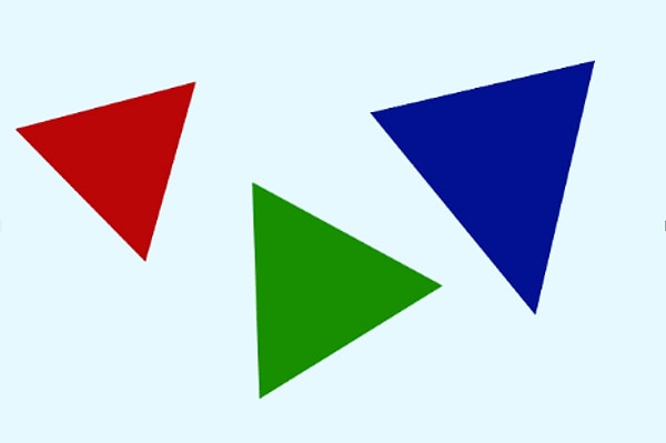 6. А какой из этих треугольников выделяется?