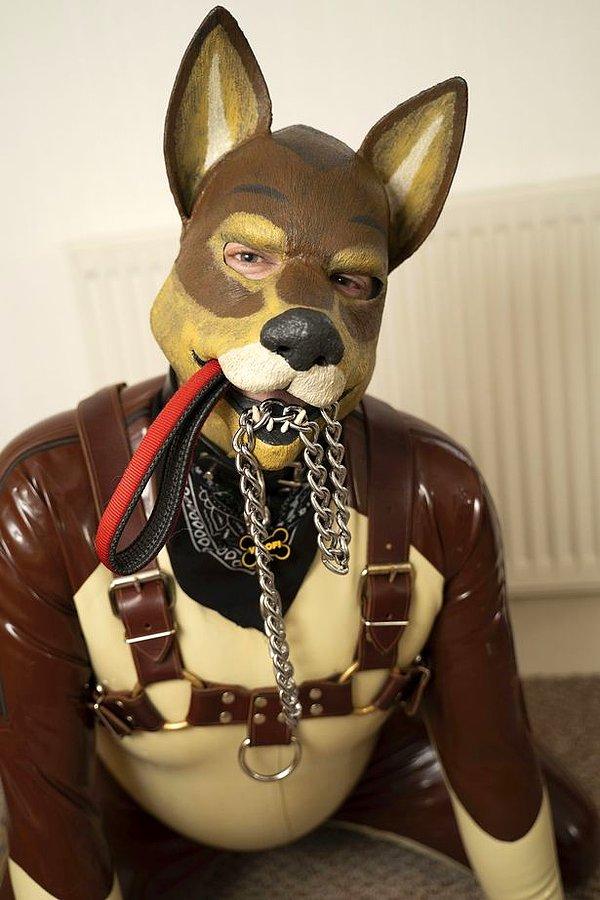 Kaz, neredeyse tüm hayatını, bir K9 cinsi köpek kostümü içerisinde geçiriyor hatta adeta bir köpekmiş gibi davranıyor.