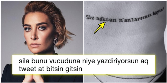 Ahmet Kural'a Gönderme mi Yapıyor? Sıla'nın Yeni Yaptırdığı Dövmeye Gelen Birbirinden Komik Tepkiler