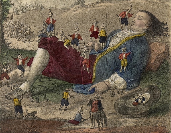 6. Вспомните автора "Путешествий Гулливера".