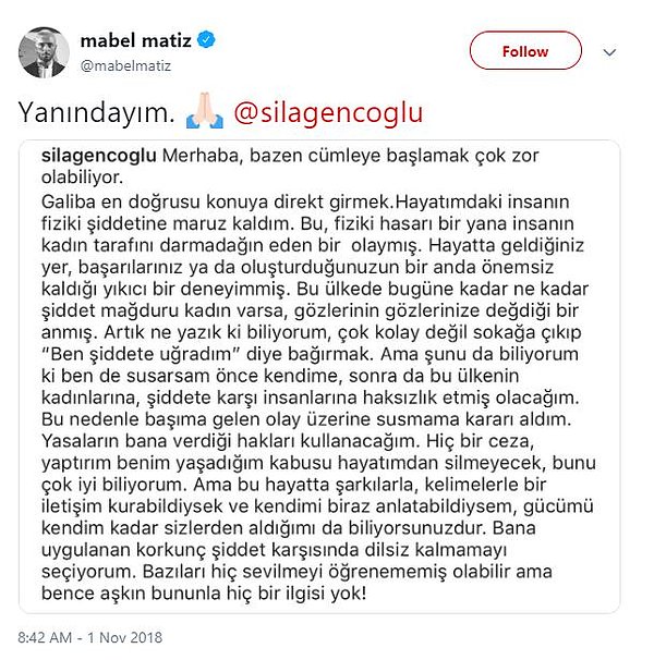 Güzel kalpliliğinin yanında çok iyi de bir dost kendisi...