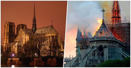 Koskoca Bir Tarih Yok Oldu! Yaklaşık 8.5 Saat Süren Yangında Büyük Bir Kısmı Küle Dönen Notre Dame Katedrali'nin Hikâyesi