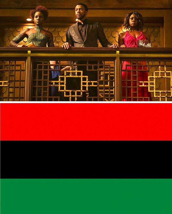 11. Pan-Afrikan bayrağı (Black Panther, 2018)