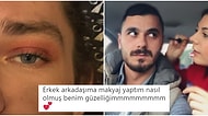 Kıskandık Doğrusu! Kız Arkadaşlarının Kendilerine Makyaj Yapmasına İzin Vererek Güzelliklerini Ortaya Çıkaran Erkekler