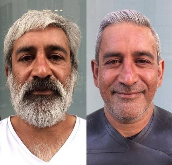 20. Из неотесанного бородача в Джорджа Клуни! 😎