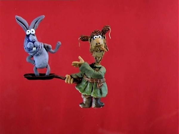 6. С какой целью вышел из дома этот мужичок в мультфильме "Падал прошлогодний снег"?