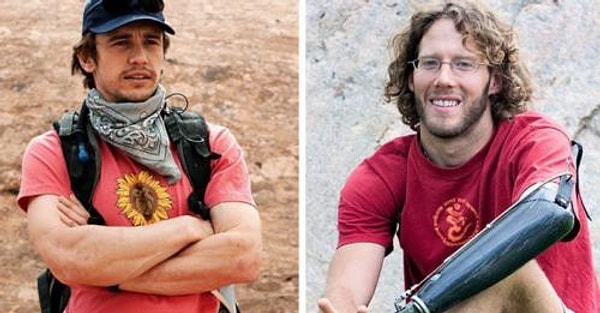 12. Джеймс Франко и Арон Ралстон, американский альпинист ("127")