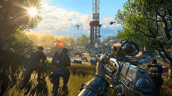 Call of Duty bu yarıştan geri kalır mı? Tabi ki hayır, Black Ops 4 ile yarışa katıldı.