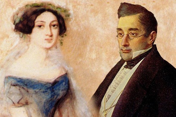 4. На сколько лет жена Грибоедова была младше него?