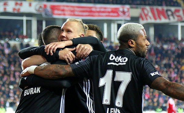 Beşiktaş, Spor Toto Süper Lig'de oynadığı son 12 maçta 9. galibiyetini aldı.