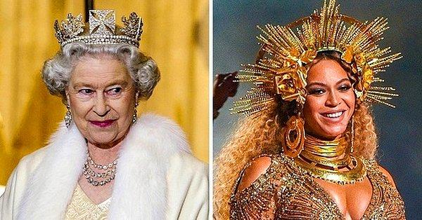 11. Queen Elizabeth II ve Beyonce