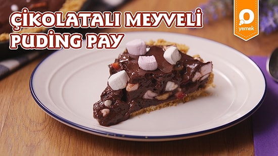 Misafirlerin Gözlerinden Kalpler Çıkaran En Pratik Tatlı: Çikolatalı Meyveli Puding Pay Nasıl Yapılır?