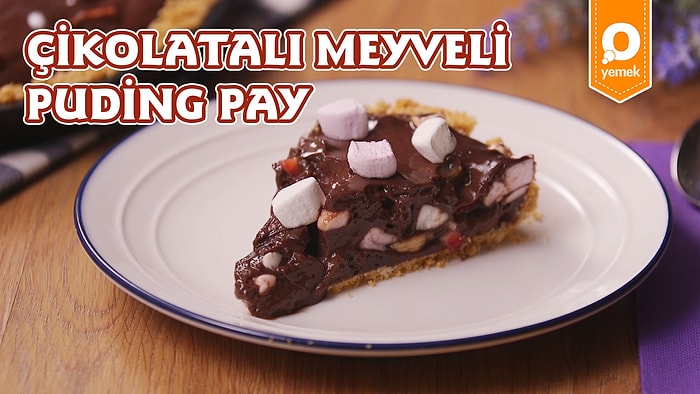 Misafirlerin Gözlerinden Kalpler Çıkaran En Pratik Tatlı: Çikolatalı Meyveli Puding Pay Nasıl Yapılır?