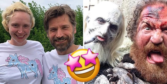 За кадром «Игры престолов»: Как развлекались актеры во время съемок, пока мы высчитывали, кто в Вестеросе откинется следующим :) (25 фото)