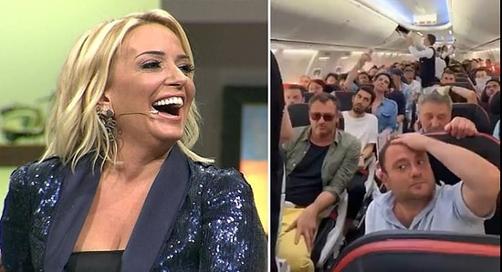 Saba Tümer, Uçaktan Video Paylaştı: 'Torpilli Bir Yolcu İçin Yaşlı Bir Kadını Zorla İndirdiler'