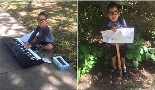 24. "Kardeşim, piyanosunu ve boş bir kağıt parçasını alıp dışarı çıktı. Babamın kanser tedavisi için 12 dolar toplamış. Akşam eve geldiğinde bize sürpriz yaptı."