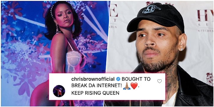 Justin Bieber da Destekledi! Bir Türlü Akıllanmayan Chris Brown, Yeni İç Çamaşırı Koleksiyonuyla Büyüleyen Rihanna'ya Yine Yürüdü!