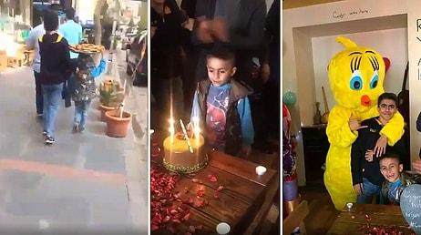 Okul Harçlığı İçin Simit Satan ve Hiç Doğum Günü Kutlamamış Olan 8 Yaşındaki Çocuğa Doğum Günü Sürprizi Yapan Güzel İnsanlar