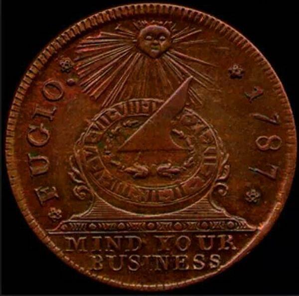 2. Benjamin Franklin, ABD’nin ilk madeni paralarından birini tasarlamıştır.