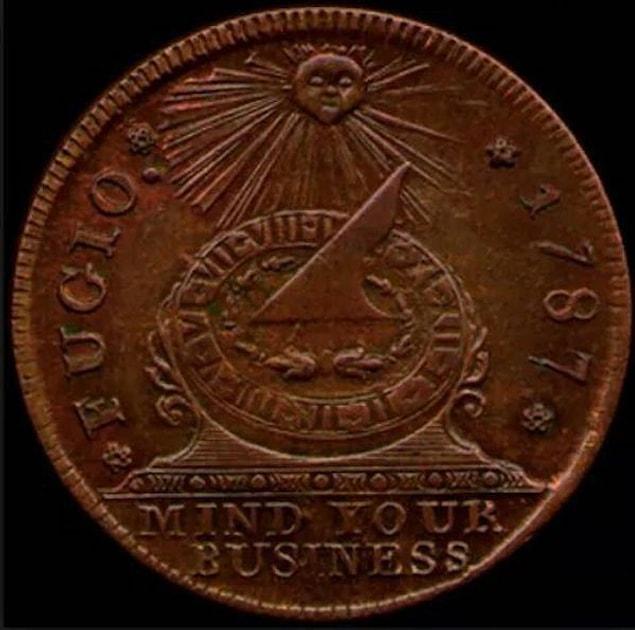2. Benjamin Franklin, ABD’nin ilk madeni paralarından birini tasarlamıştır.