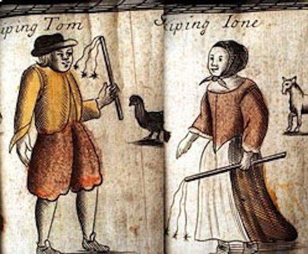 8. 1680 yıllarında “Kırbaçlayan Tom” diye anılan bir adam karanlık ara sokaklarda ve avlularda saklanıyormuş ve kadınları kaçırıp sürekli kalçalarına şaplak atıyormuş.