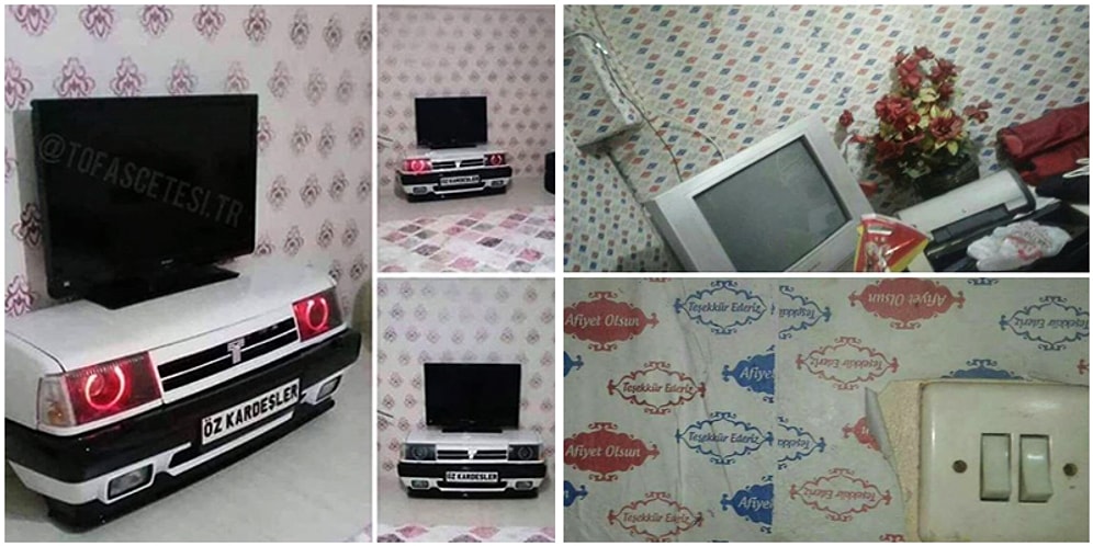 Dekorları ve Tasarımlarıyla Görmenizle Odadan Kaçmanızın Bir Olacağı Birbirinden Saçma Odalar