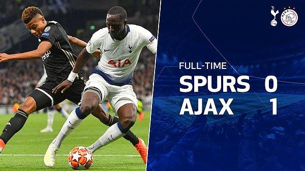 Şampiyonlar Ligi yarı final ilk maçında Ajax, deplasmanda Tottenham'ı 1-0 mağlup ederek kendi evine avantajlı bir skorla dönmüştü.