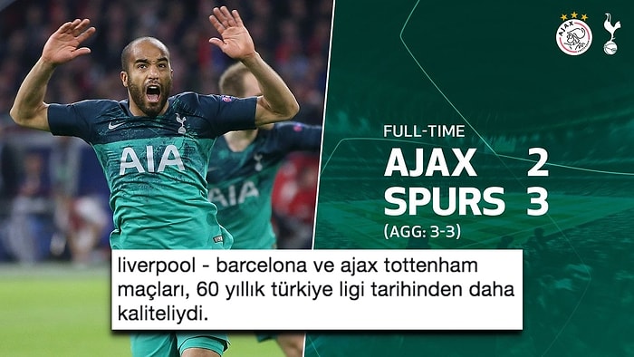 Bir Mucize de Tottenham'dan! Ajax Karşısında İmkansızı Başaran Tottenham Şampiyonlar Ligi'nde Finalde