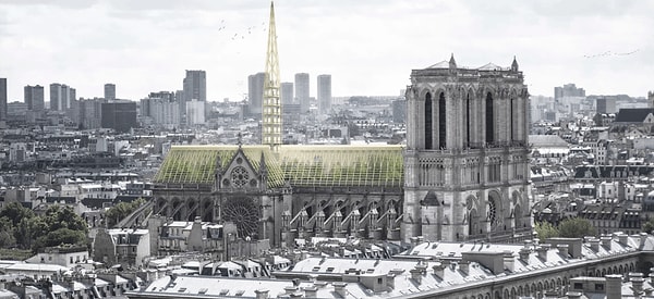 8. Studio NAB из Парижа преложила организовать пасеку и оранжерею в шпиле