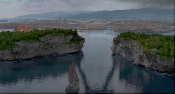 Появился город...