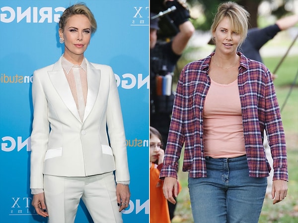 5. Шарлиз Терон тоже одна из тех, кто набрал вес ради роли: она сыграла серийную убийцу Эйлин Уорнос.