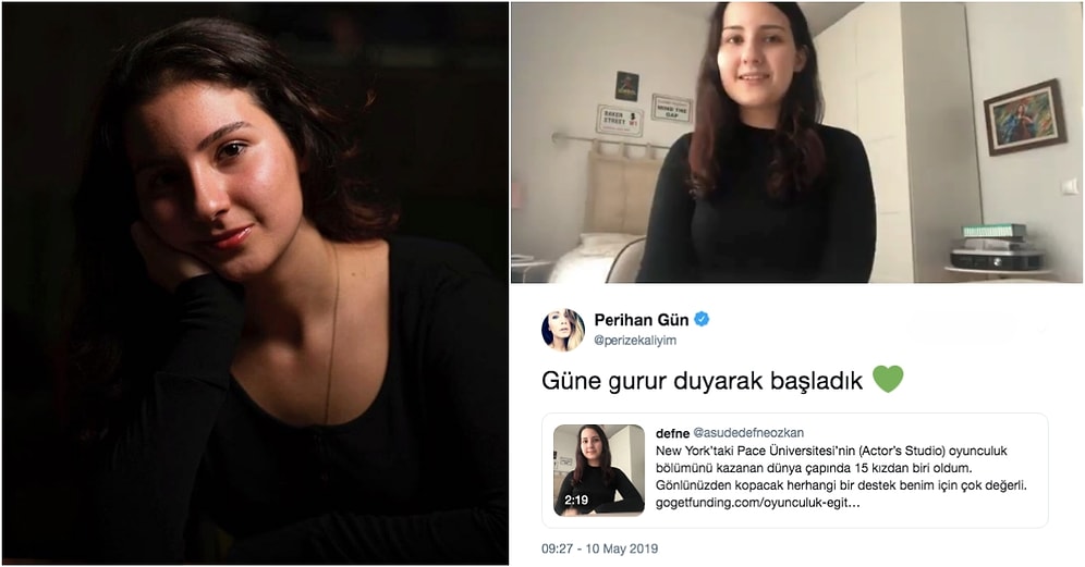 Amerika'da Oyunculuk Kazanan ve Desteğe İhtiyacı Olan Defne'nin Twitter'dan Paylaştığı Videoya Gelen Tepkiler