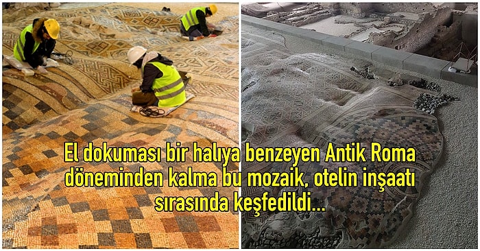 Antakya'da Bir Otel İnşaatı Sırasında Tesadüf Eseri Keşfedilen Bu Eşsiz Mozaiğe Hayran Kalacaksınız!