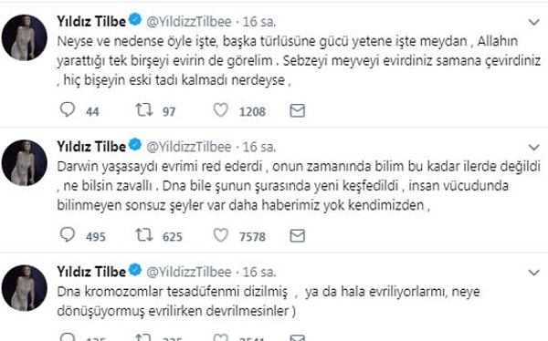 Fikir beyan etme konusunda üstüne yok; gündem olsun, olmasın aklına ne geliyorsa yazıyor. 😂