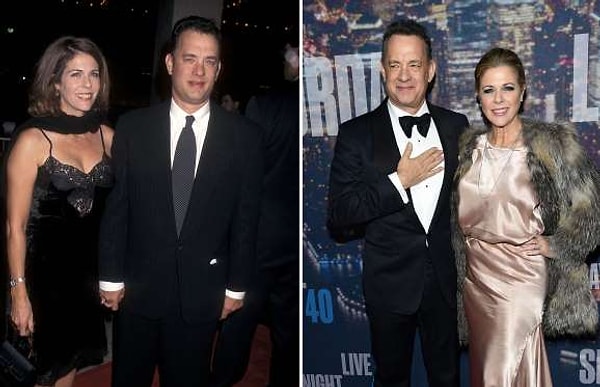 20. За плечами Риты Уилсон и Тома Хэнкса 31 год совместной семейной жизни.