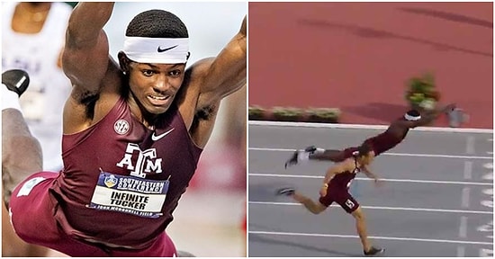 Engelli Koşu Parkurunu 'Superman' Tarzıyla Bitirip Yarışı Kazanan Atlet Infinite Tucker