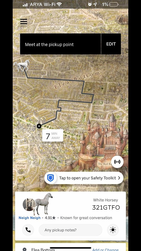 11. Вам назначена лошадь, ожидайте