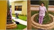 Evinde Çalışan Temizlik Görevlisini Yaptığı Küçük Bir Hata Nedeniyle Ağaca Bağlayan Acımasız İşveren