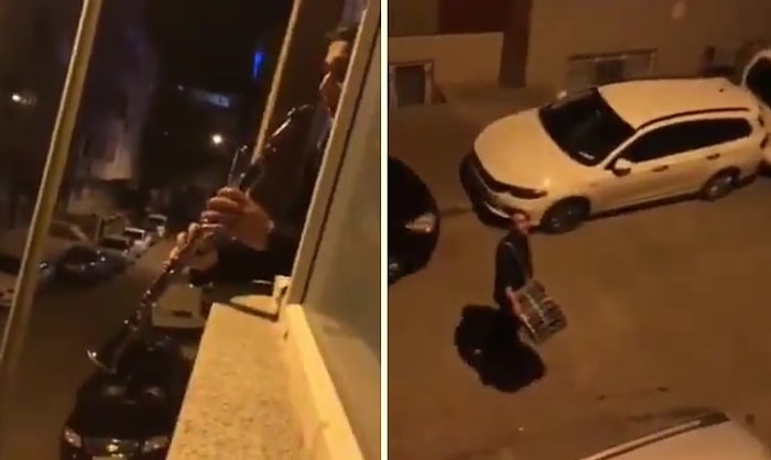 Ramazan Davulcusuna Klarnetiyle Eşlik Eden Yurdum İnsanı