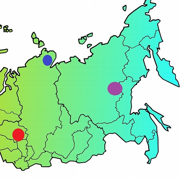 3. Где расположен Оймякон, «полюс холода»?