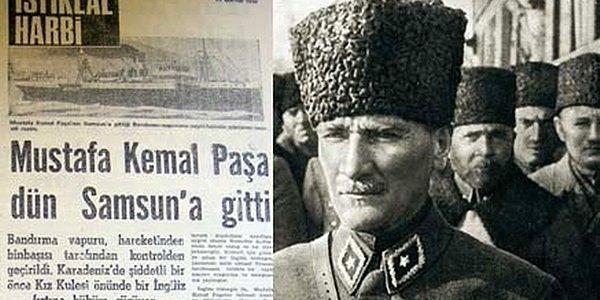 İşte, 19 Mayıs 1919'da Samsun'da doğacak olan güneşin adı olan, Atatürk'ün İstanbul'a ve ailesine vedası böyle olmuştu...