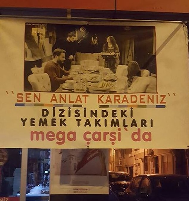 13. Tam da Sen Anlat Karadeniz dizisindeki yemek takımlarını arıyorduk.