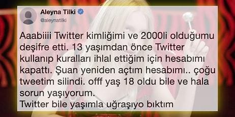 Yaşıyla Dalga Geçmeyen Bir Onlar Kalmıştı! Aleyna Tilki'nin 2000'li Olduğunu Öğrenen Twitter, Kuralları İhlal Ettiği İçin Hesabını Kapattı!