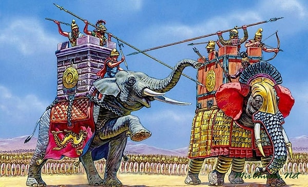 8. Кто из этих правителей ездил на слонах?