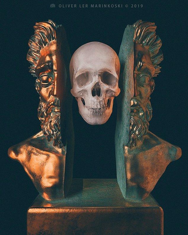Древний мир+ современность: Скульптор создал образы мифологических героев с современной атрибутикой