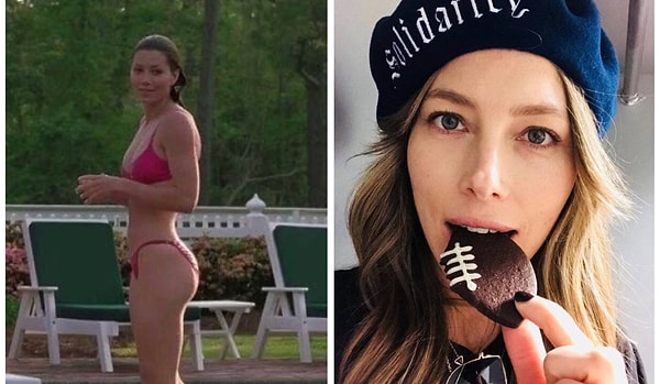 6. Джессика Бил, в отличие от вас, не стесняется носить шапку