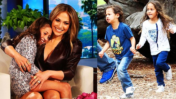 10. Jennifer Lopez, büyük aşkı Marc Anthony ile evliliğinden ikiz bebek sahibi oldu. Anthony'den boşandı ama Max ve Emme ile mutlu bir hayat sürdürüyor.